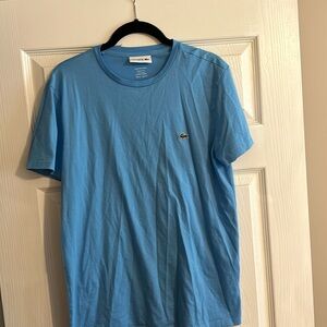 Shortsleeve light blue Lacoste tshirt worn once size M